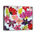 Flower pattern Canvas 10  x 8  (Stretched) View1