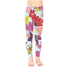 Flower Pattern Kids  Leggings