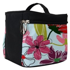 Flower Pattern Make Up Travel Bag (small)