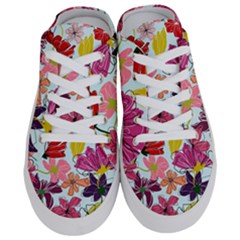 Flower Pattern Half Slippers