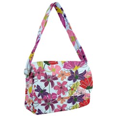 Flower Pattern Courier Bag