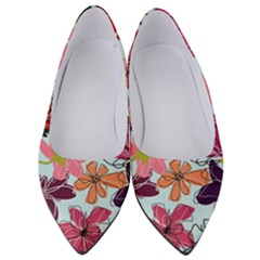 Flower Pattern Women s Low Heels