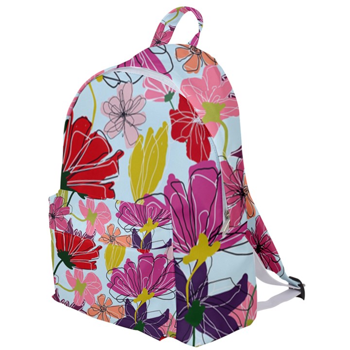 Flower pattern The Plain Backpack