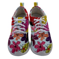 Flower Pattern Athletic Shoes