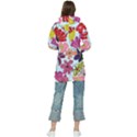 Flower pattern Women s Long Oversized Pullover Hoodie View2