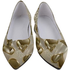   Golden Hearts Women s Block Heels  by Galinka