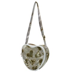   Golden Hearts Heart Shoulder Bag