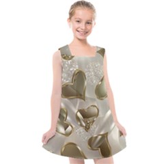   Golden Hearts Kids  Cross Back Dress by Galinka