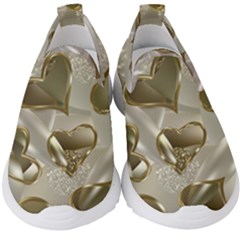   Golden Hearts Kids  Slip On Sneakers by Galinka