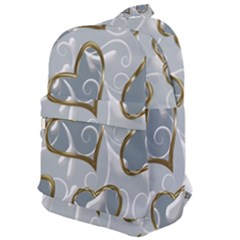  Gold Hearts Classic Backpack by Galinka