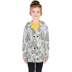  Gold Hearts Kids  Double Breasted Button Coat by Galinka