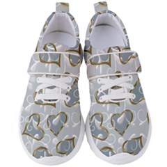  Gold Hearts Women s Velcro Strap Shoes by Galinka