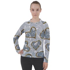  Gold Hearts Women s Pique Long Sleeve Tee