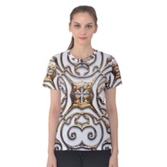 Gold Design Women s Cotton Tee