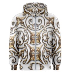 Gold Design Men s Zipper Hoodie