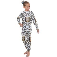 Gold Design Kids  Long Sleeve Set 