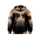 Evening Horses Kids  Zipper Hoodie View2