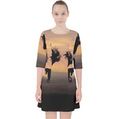 Evening Horses Pocket Dress by LW323