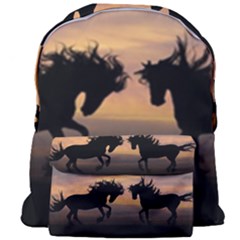 Evening Horses Giant Full Print Backpack by LW323