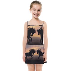 Evening Horses Kids  Summer Sun Dress