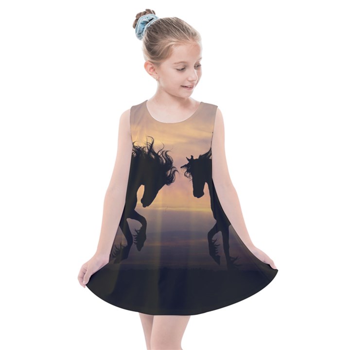 Evening Horses Kids  Summer Dress