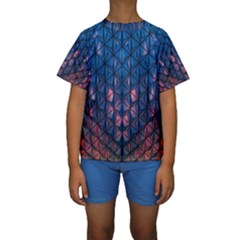 Abstract3 Kids  Short Sleeve Swimwear