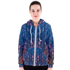 Abstract3 Women s Zipper Hoodie