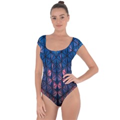 Abstract3 Short Sleeve Leotard  by LW323