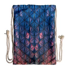 Abstract3 Drawstring Bag (large) by LW323