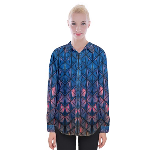 Abstract3 Womens Long Sleeve Shirt by LW323