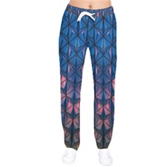 Abstract3 Women Velvet Drawstring Pants by LW323