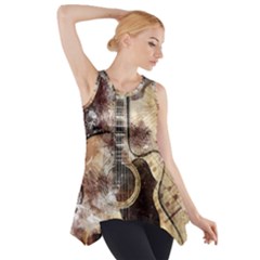 Guitar Side Drop Tank Tunic by LW323