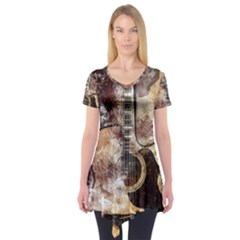 Guitar Short Sleeve Tunic  by LW323