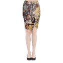 Guitar Midi Wrap Pencil Skirt View1