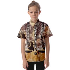 Guitar Kids  Short Sleeve Shirt by LW323