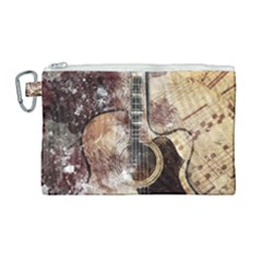 Guitar Canvas Cosmetic Bag (large) by LW323