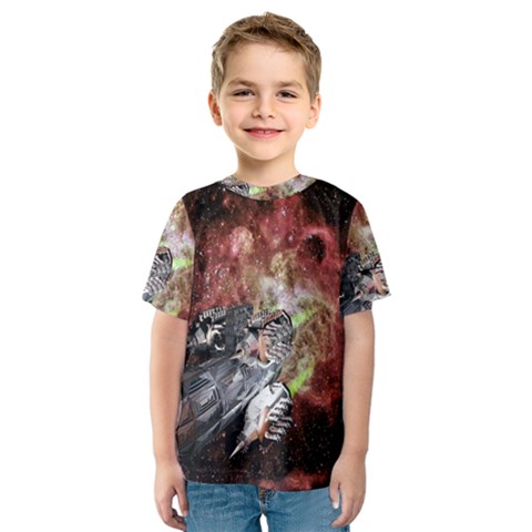 Space Kids  Sport Mesh Tee by LW323