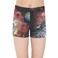 Space Kids  Sports Shorts