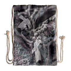 Crosses Drawstring Bag (large) by LW323