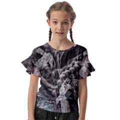 Crosses Kids  Cut Out Flutter Sleeves by LW323