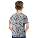 Silver Abstract Print Design Kids  Sport Mesh Tee View2