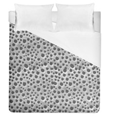 Silver Abstract Print Design Duvet Cover (queen Size)