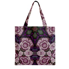 Lilac s  Zipper Grocery Tote Bag by LW323