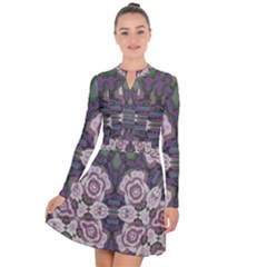 Lilac s  Long Sleeve Panel Dress by LW323