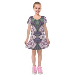 Lilac s  Kids  Short Sleeve Velvet Dress