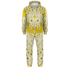 Sunshine Colors On Flowers In Peace Hooded Jumpsuit (men)  by pepitasart