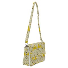 Sunshine Colors On Flowers In Peace Shoulder Bag With Back Zipper by pepitasart