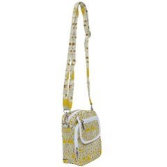 Sunshine Colors On Flowers In Peace Shoulder Strap Belt Bag by pepitasart