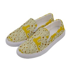 Sunshine Colors On Flowers In Peace Women s Canvas Slip Ons by pepitasart