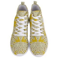 Sunshine Colors On Flowers In Peace Men s Lightweight High Top Sneakers